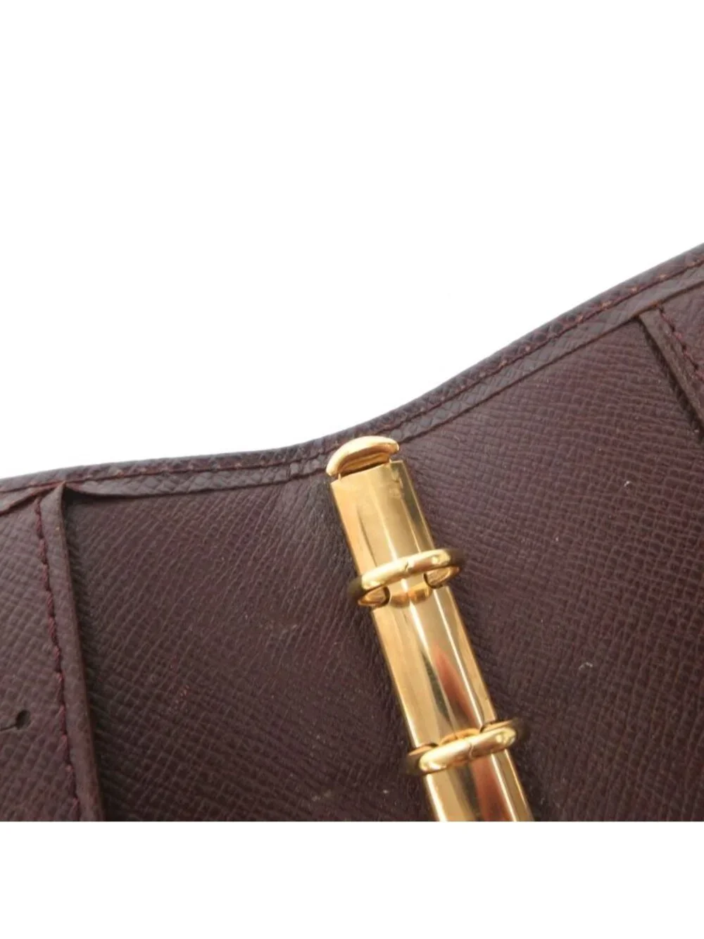 Louis Vuitton Taiga Agenda MM Notebook Cover Leather Brown